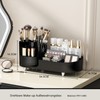 Cosmetic Storage Box, 360° Rotating Beauty Storage Piece, Multifunctional Compartment,