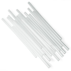 Perfectware PW Clear 7.75 Un-250ct Clear Unwrapped Drinking Straws, 7.75" (Pack of 250),7.75" Jumbo Unwrapped Plastic Straws,PW Clear 7.75 Un-250