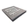 Premium Granite Linen Look Foldable Shoe Cover Bin, Indoor Real