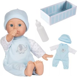 ADORA DOLL SWEET BABY BOY HUGGEABLE "PEANUT" EXCLUSIVE 11'" w/ BOTTLE AGES 1+