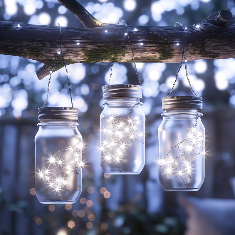 Fairy Lights Plug in, 66Feet 200LEDs Pure White String Lights,