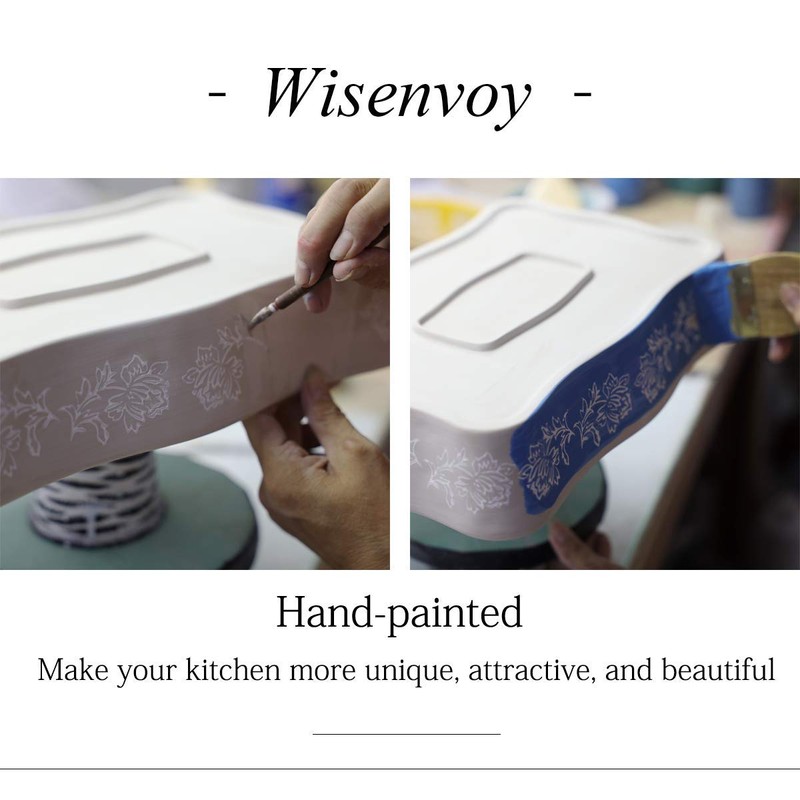 Wisenvoy Baking Dish Ceramic Bakeware Sets Lasagna Pan 2-pcs Casserole