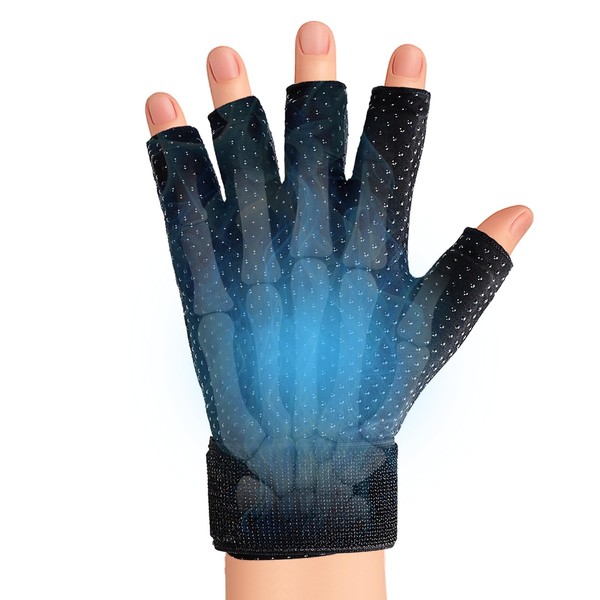 Finger Arthritis Compression Hand Ice Pack Gloves for Pain Relief,