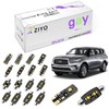 ZIYO 15 Bulbs Deluxe White Interior LED Light Kit For