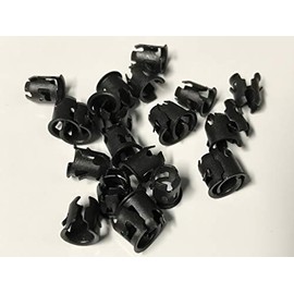 Panhandle Auto Fastener Emblem Script & Trim Barrel Nut Clips- Fits 3/16" Stud - 1/4” Hole