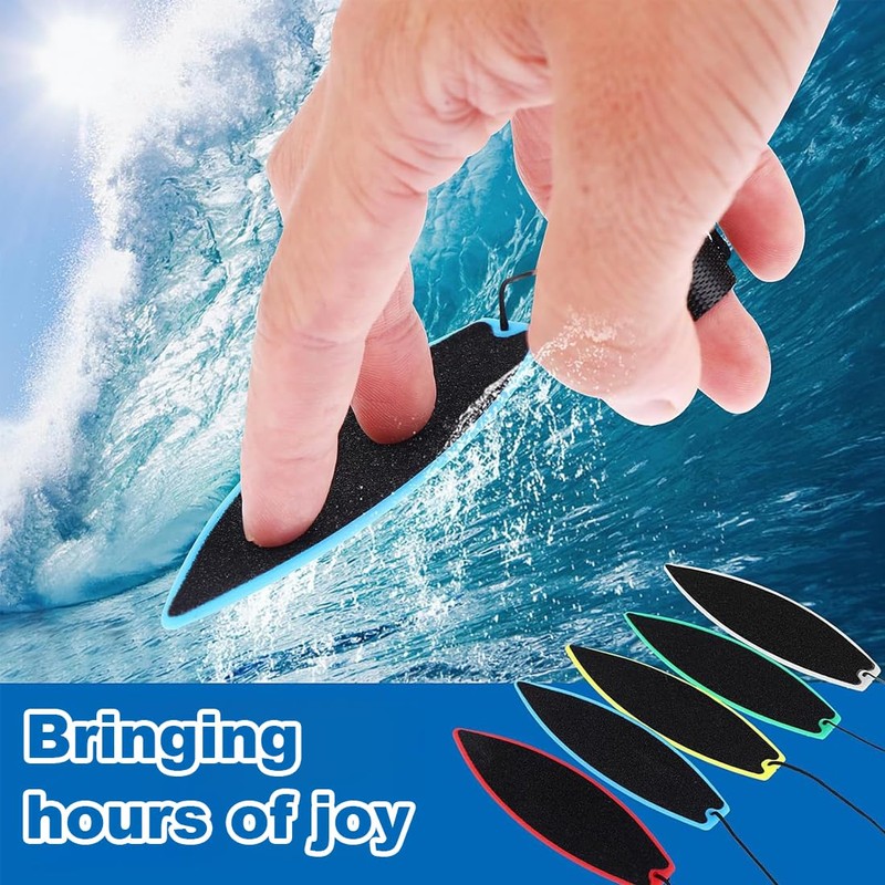 WUSJCOF 5 x Finger Surfboard, Mini Surfboard, for Car in