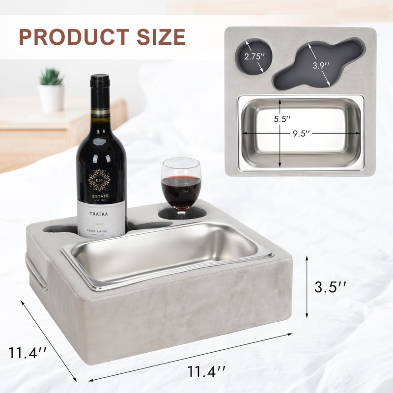 Couch Cup Holder, Couch Caddy, Couch Drink Holder, Bed Cup