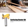 Surfacing Router Bit Carbide Tipped Surface Woodworking Milling Cutter Planing