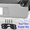 Sun Visor Repair kit for Jeep Wrangler, Upgrade Aluminum Alloy