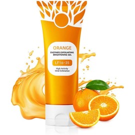 Gel Exfoliante de Naranja,Gel Exfoliante de Naranja para Rostro y Cuerpo,Nuevo Exfoliante Facial Hidratante de Limpieza Profunda,Limpia los Poros, Elimina los Puntos Negros para Todo Tipo de Pieles (1 piezas)