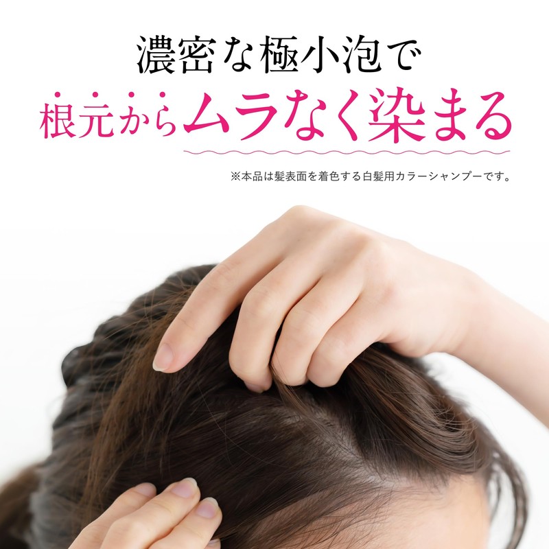 Sastty Carbonated Color Shampoo for Gray Hair (Black) 6.3 oz