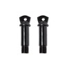 2 Pack Black - Rigging 5/8" Bow Shackles D Ring