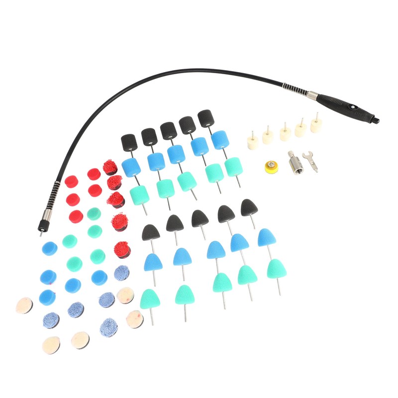 Polishing Pad Car Detailing Drill Polish Pads Sponge Flexible Shaft