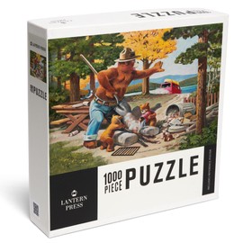 Lantern Press 1000 Piece Jigsaw Puzzle, Smokey Bear, Hey Come Back, You Forgot Something
