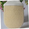 Mikinona Guantes Baño Exfoliantes Piezas Tamaño Mediano Dedos Masaje Corporal