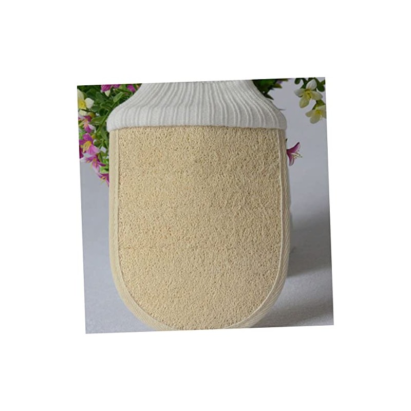 Mikinona Guantes Baño Exfoliantes Piezas Tamaño Mediano Dedos Masaje Corporal