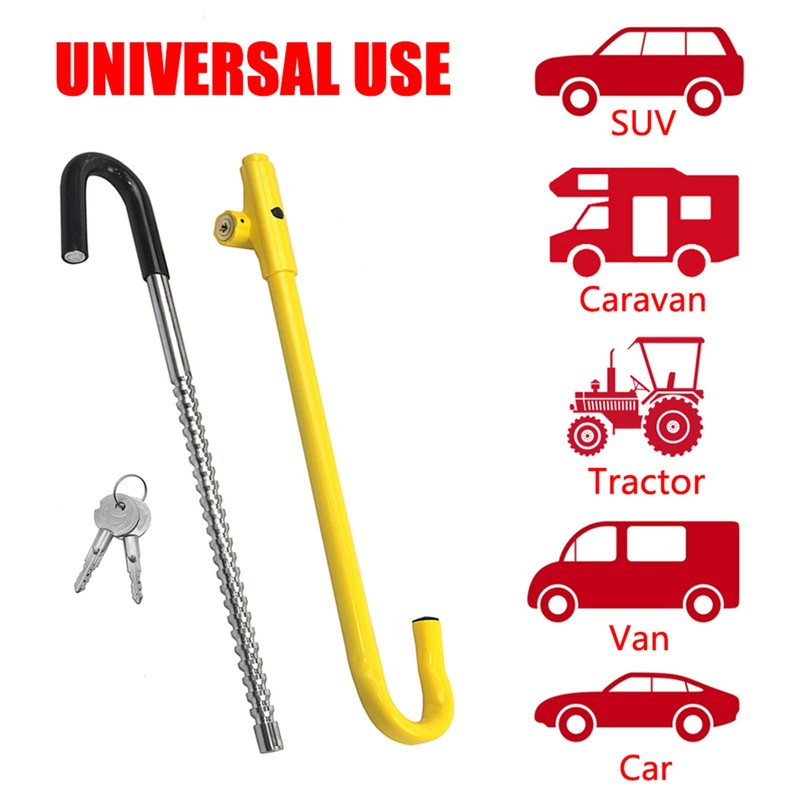 KAYCENTOP Car Steering Wheel to Brake Pedal Lock Auto Security
