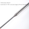 Egg Grabber for Chicken Eggs – Extendable Stainless Steel Egg