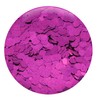GLITTIES - Fuchsia - (.094") - Pink Hexagon Glitter -