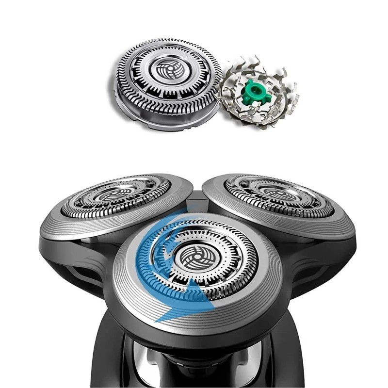 Beauty Parts 3Pk Shaver Heads Replacement SH90 Compatible w/Norelco Electric