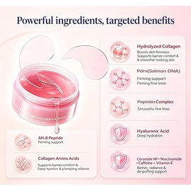 Eye Patch PDRN Caffeine Collagen | Gel Eye Patches