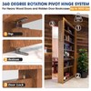 SKMYL Door Pivot Hinges,Invisible Hinge System with Ball Catch Hardware