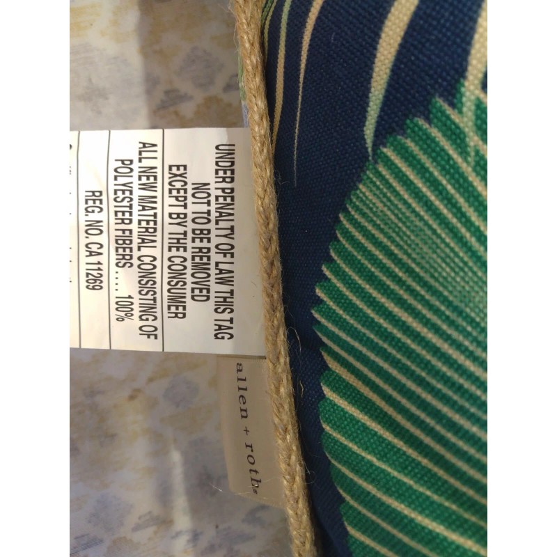 Allen + Roth Tiger Lumbar Pillow Allen + Roth Blue