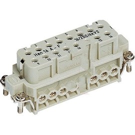 HARTING 09200162812 Power Connector Insert; Female; 16