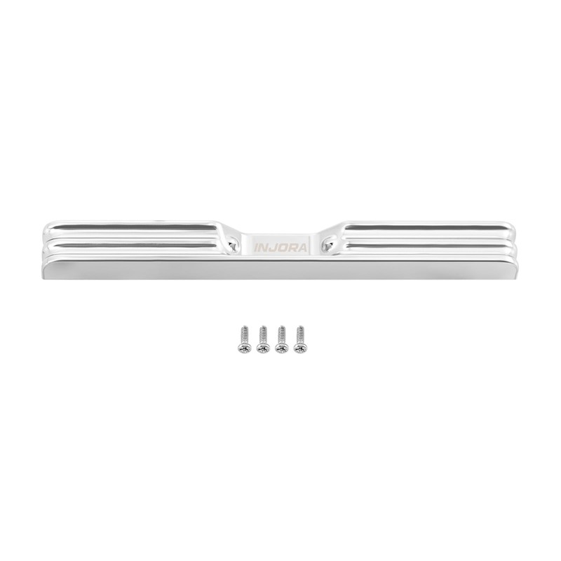 Aluminum Front Rear Bumper for 1/30 Axial SCX30 K10 (Chrome)