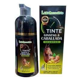 Shampoo Tinte Ginsen & Caballada Acelerador Color Castaño