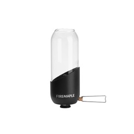 Fire-Maple Orange Camping Gas Lantern | Outdoor Gas Lamp | Adjustable Luminance Lighting and Camping Lantern (Black)