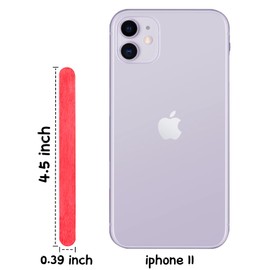 WISYOK 240 Pcs Red Popsicle Sticks for Crafts, 4.5 Inch Christmas Wooden Craft Sticks, Ice Cream Sticks, Christmas Valentines Day Crafts, Great for DIY Creative Designs and Children Education