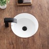 KDKSC Undermount Bathroom Sink 16 Inch Small Round Undermount Sink