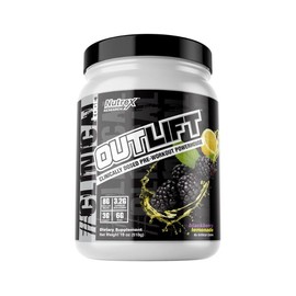 Nutrex Research Outlift Pre Workout Powder Ideal For Gym, 18oz, 20 Serving Healthcare Supplement Fitness Optimum - flavor: BLUEBERRY LEMONADE