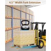 72"Fork Extensions, 4.5inch Width Pallet Fork Extensions, 1 Pair Heavy
