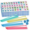 YINIUREN American Mahjong Sets with Pushers 166 Mahjong Tile Set