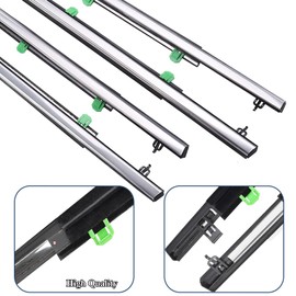 ItranMc Window Molding Trim for Honda CR-V/CRV 2007-2011,Chrome Outer Door Weatherstrip Window Seal Belt,Replace#72410-SWA-A01 72450-SWA-A01 72910-SWA-A01 72950-SWA-A01