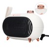 Small Space Heater 900W PTC Ceramic Fast Heating 3 Level