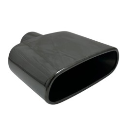 Long Exhaust Tip 3.00" Inlet 7.25 X 3.00 Outlet 8.50 Long WRR300775-300-BC-SS Rolled
