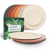 greenandlife 10inch/6pcs Dishwasher & Microwave Safe Wheat Straw Plates, Alternative