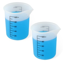 2Pcs Laundry Detergent Cup, Laundry Detergent Measuring Cup, Washable Silicone Laundry Measuring Cup for Liquid Detergent Cup Measuring Cup, Reusable Flexible Laundry Detergent Cup for Laundry Room