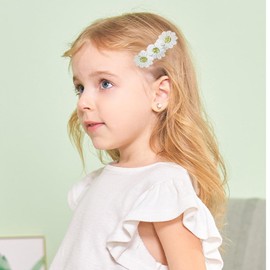 TSACOS 15 Pcs Adorable Baby Bow Hair Clips Elegantly Designed Baby Girls Hair Bows Perfect for Spring and Summer Styling Hair Accessories (green color set)