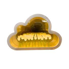 Remote Control LED Mirror Night Light. DIY Kits to Develop Hands-on Skills. You No Longer Need to Get Up and Turn Off The Lights in The Dark. Gifts for Girlfriend/Sister. (Yellow)