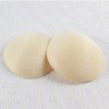 FORTSPANG 4 Pairs Breathable Round Bra Pads Insert Cups Beige