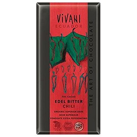 Vivani Elegant Bitter with Chilli 70% Cocoa, 100 g