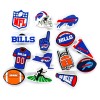 BUFFALO BILLS SHOE CHARMS (14pcs) Football Cool Gift Accessories Set