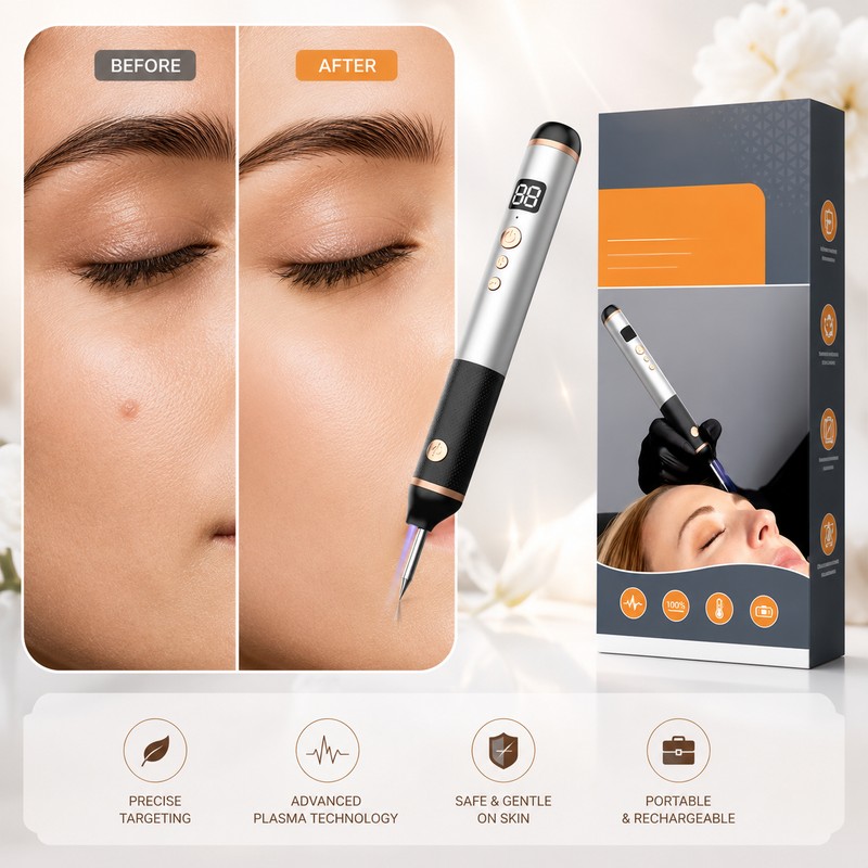 Adjustable Electrosurgical Pen for Professional Skin Procedures – Rechargeable Device
