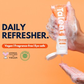 Talent Men's Daily Hydration Cleanser – Korean Skincare, EWG Verified, Fragrance-Free, Non-Stripping Face Wash with Antioxidants, 3.0 fl oz