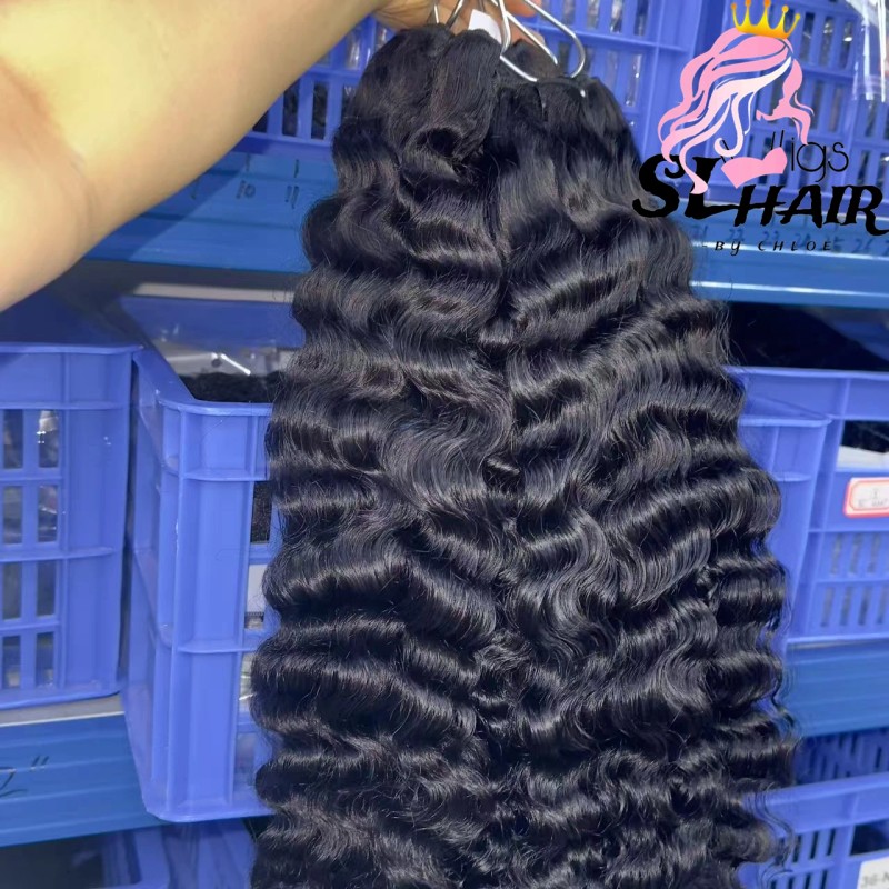 Raw Cambodian Human Hair Natural Wave 100 Unprocessed Raw Cuticle
