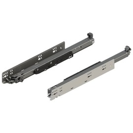 Blum 769.6100S Blum 769.6100S Movento Heavy Duty 24 Inch Full Extension Undermount Concealed Drawer Slides with 170 lbs. Weight Capacity and Soft Close - Pair